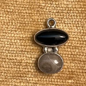 Handmade pendent with Petoskey Stone